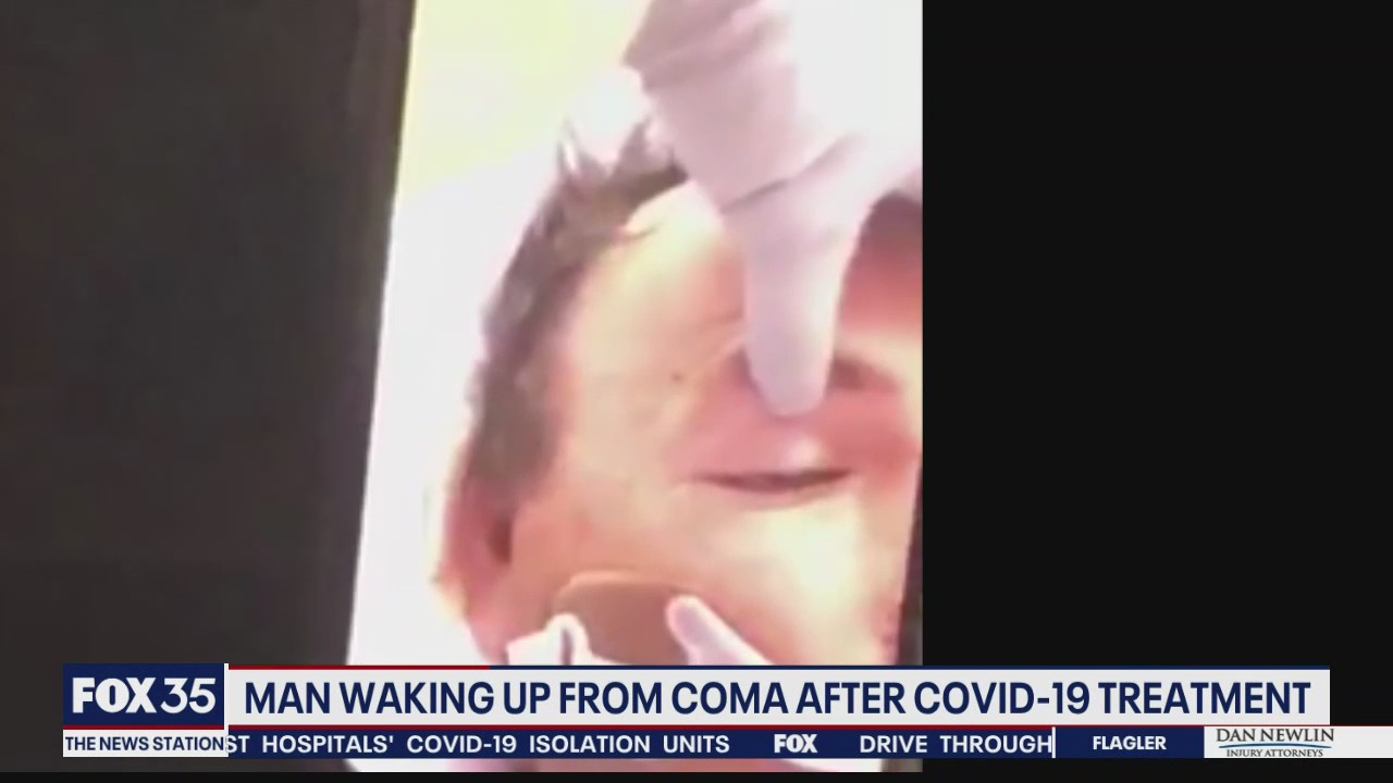 Man wakes from coma after COVID-19 infection