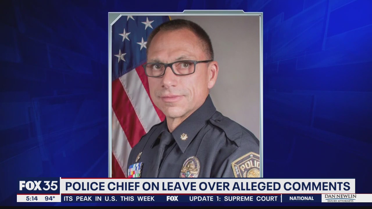 Davie Police Chief on leave over alleged comments