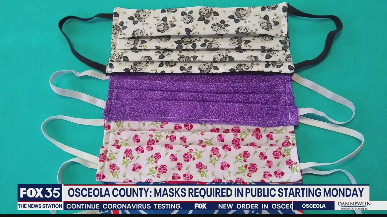Osceola County to require face masks
