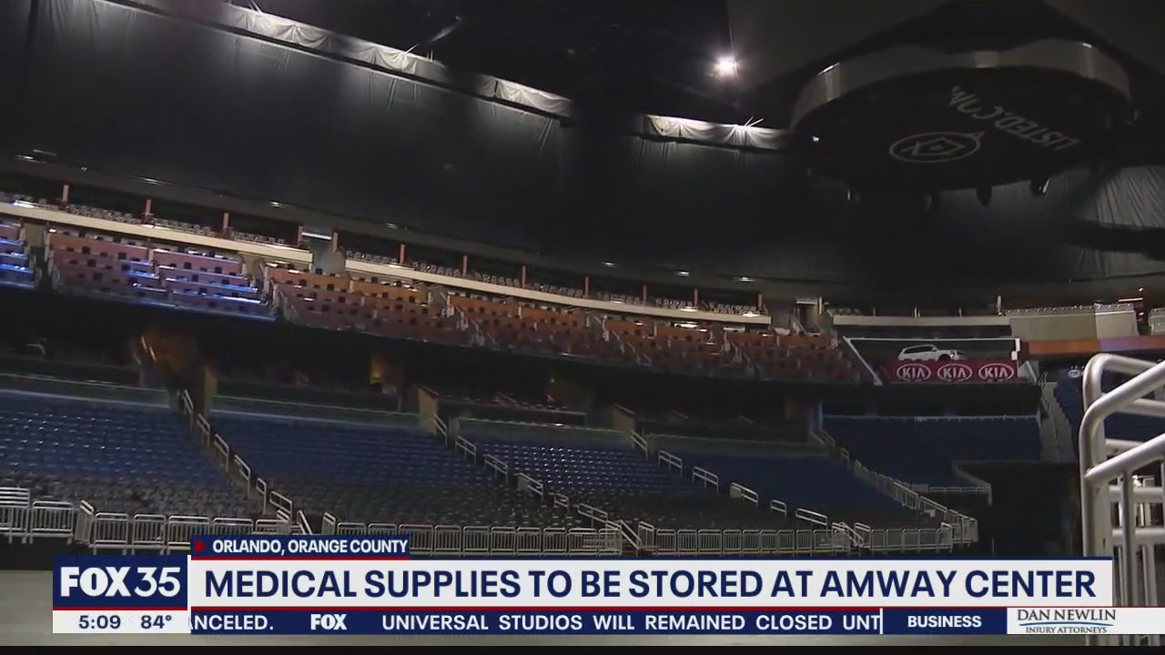 Amway Center to be hub for healthcare supplies