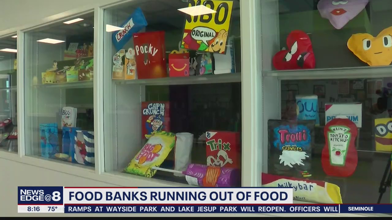 Food banks running out of food