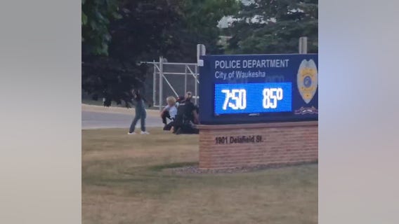 Waukesha theft arrest; man tased