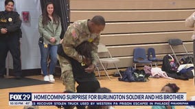 Beautiful homecoming for South Jersey soldier and his brother