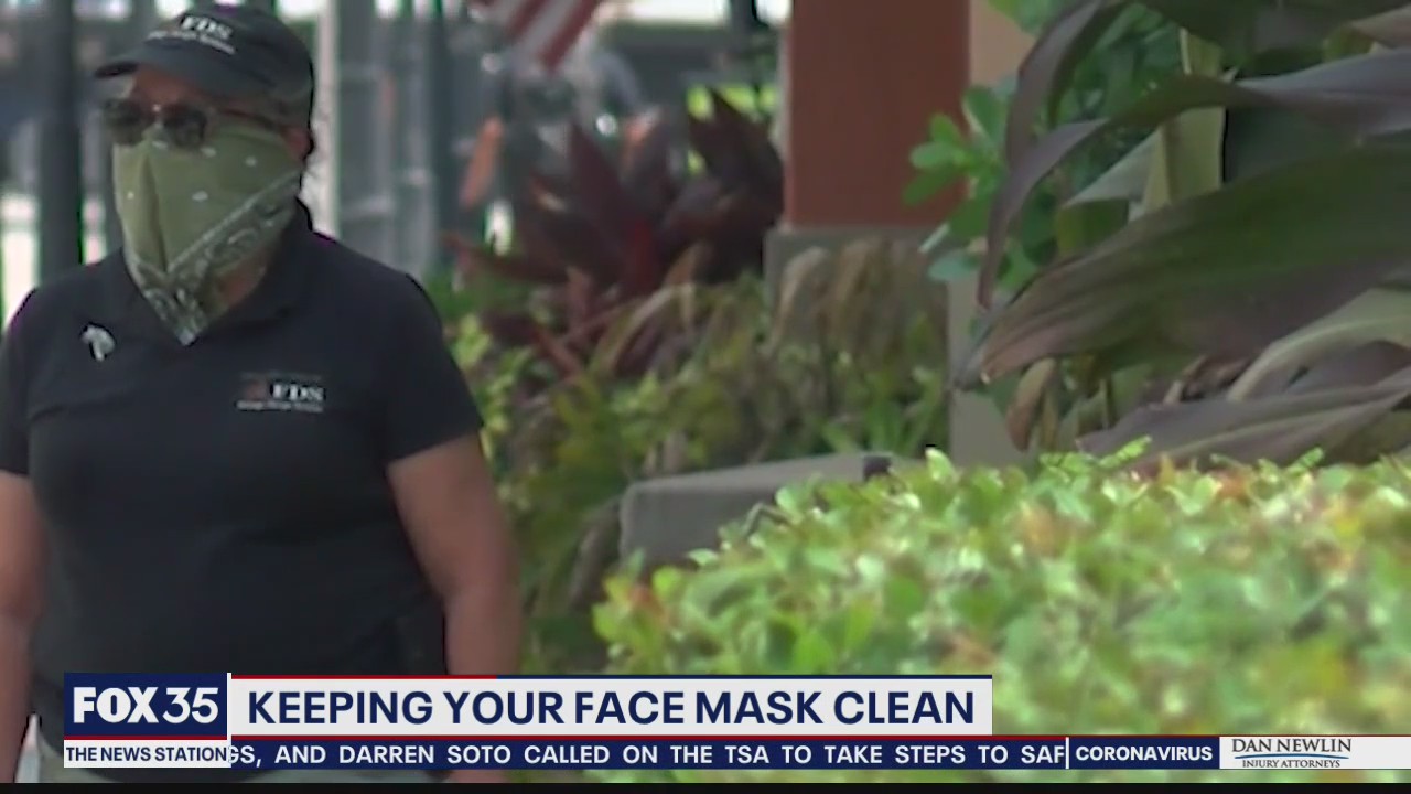 Keep cloth masks clean