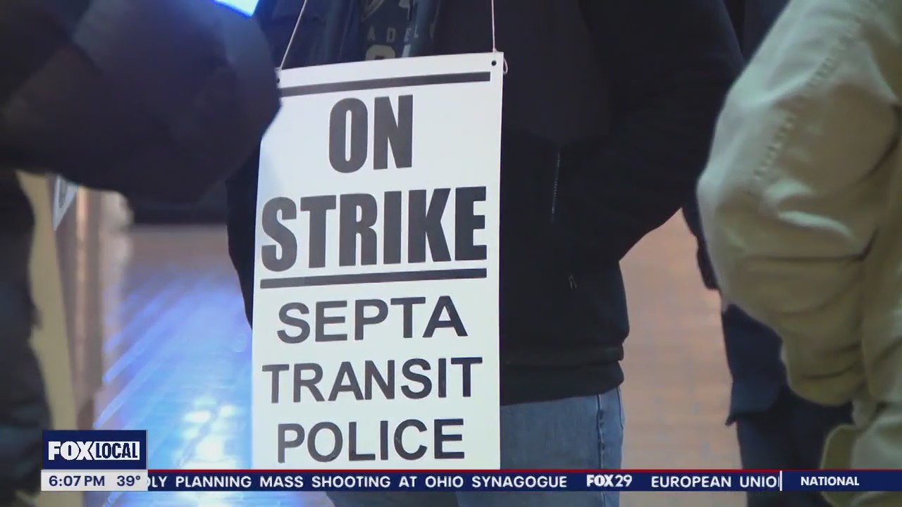 SEPTA strike: Negotiations continue as officers stand on picket line