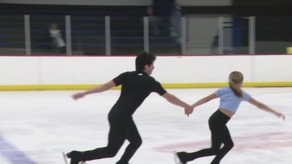 Ice skating duo in Park Ridge striving to win championship this month