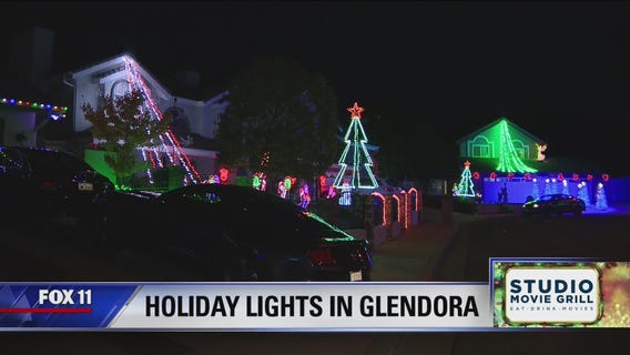 Holiday Lights in Glendora