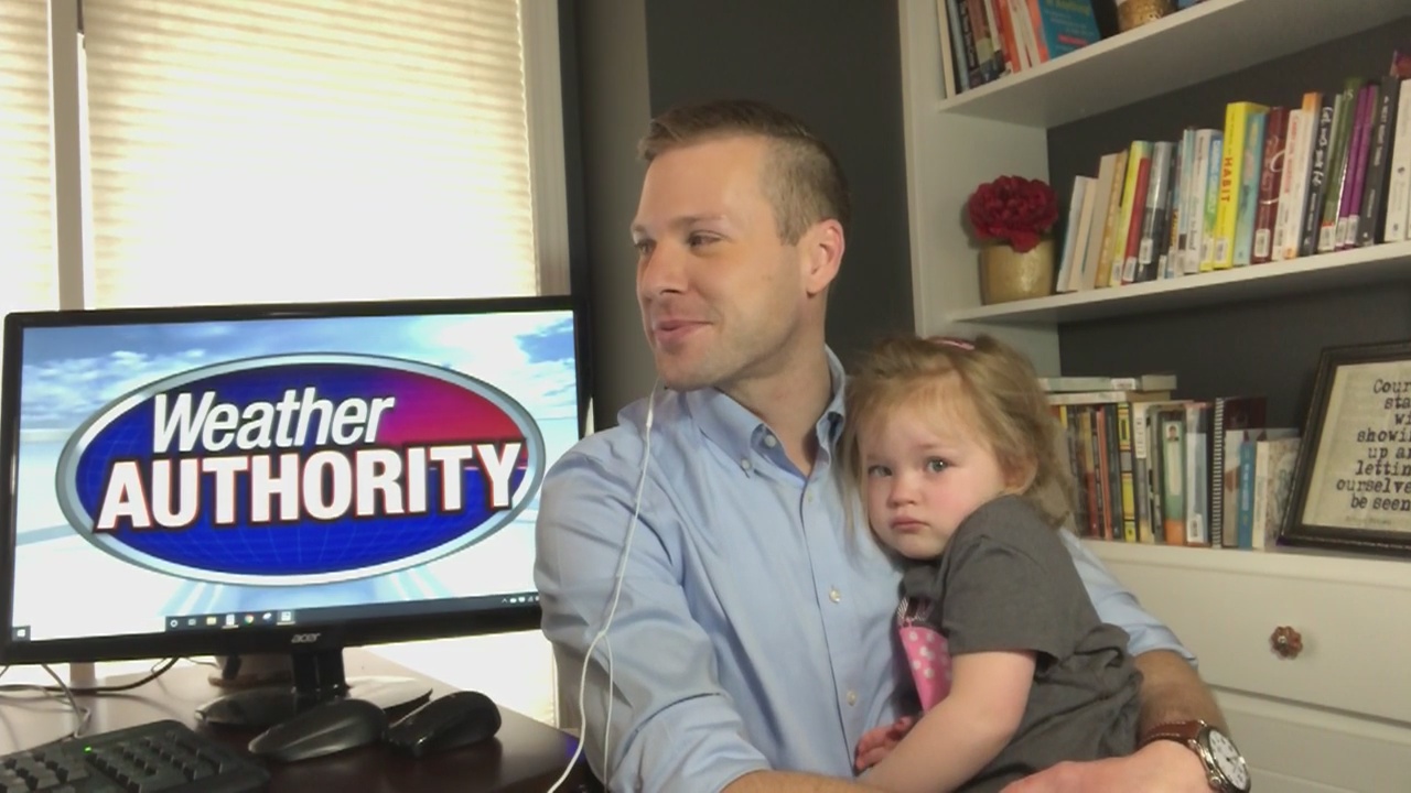 Derek gets a visit from a little helper