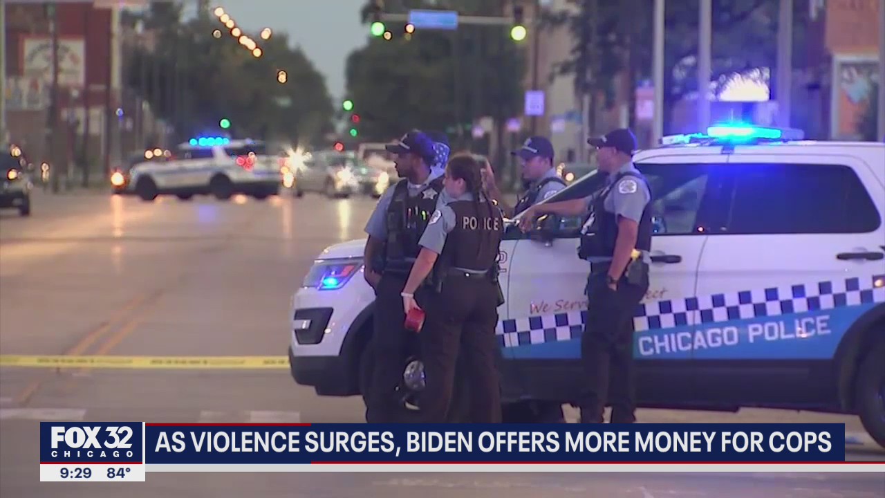 'We need help on all ends': As violence surges, Biden offers more money for cops