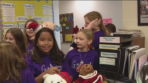 Teddy bear roundup at Pasadena Fundamental School