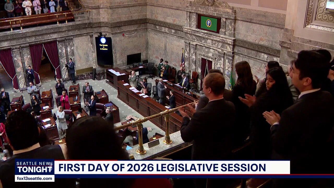 Washington lawmakers open 60-day session facing $2.3B budget shortfall