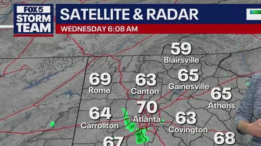 Wednesday morning weather forecast