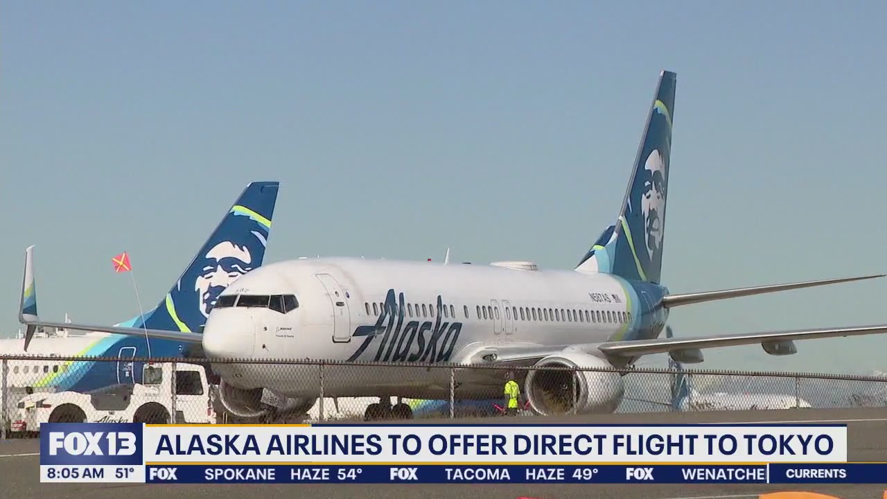 Alaska Airlines starting direct Seattle to Tokyo flights on Monday