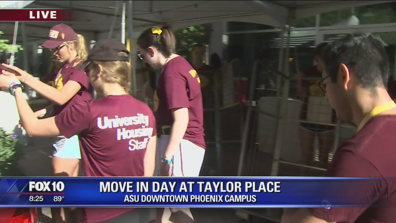 Move-in day at ASU