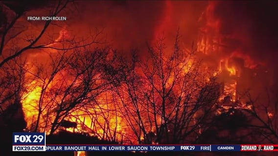 Massive fire damages popular banquet hall in Lower Saucon Township