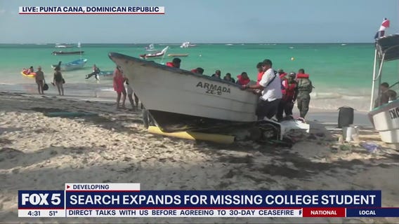 Search continues for college student who went missing in DR