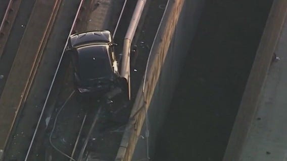 Car lands on BART tracks: Driver recalls bizarre crash