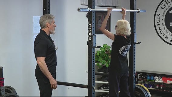 Elderly clients get into shape at Graysteel Fitness