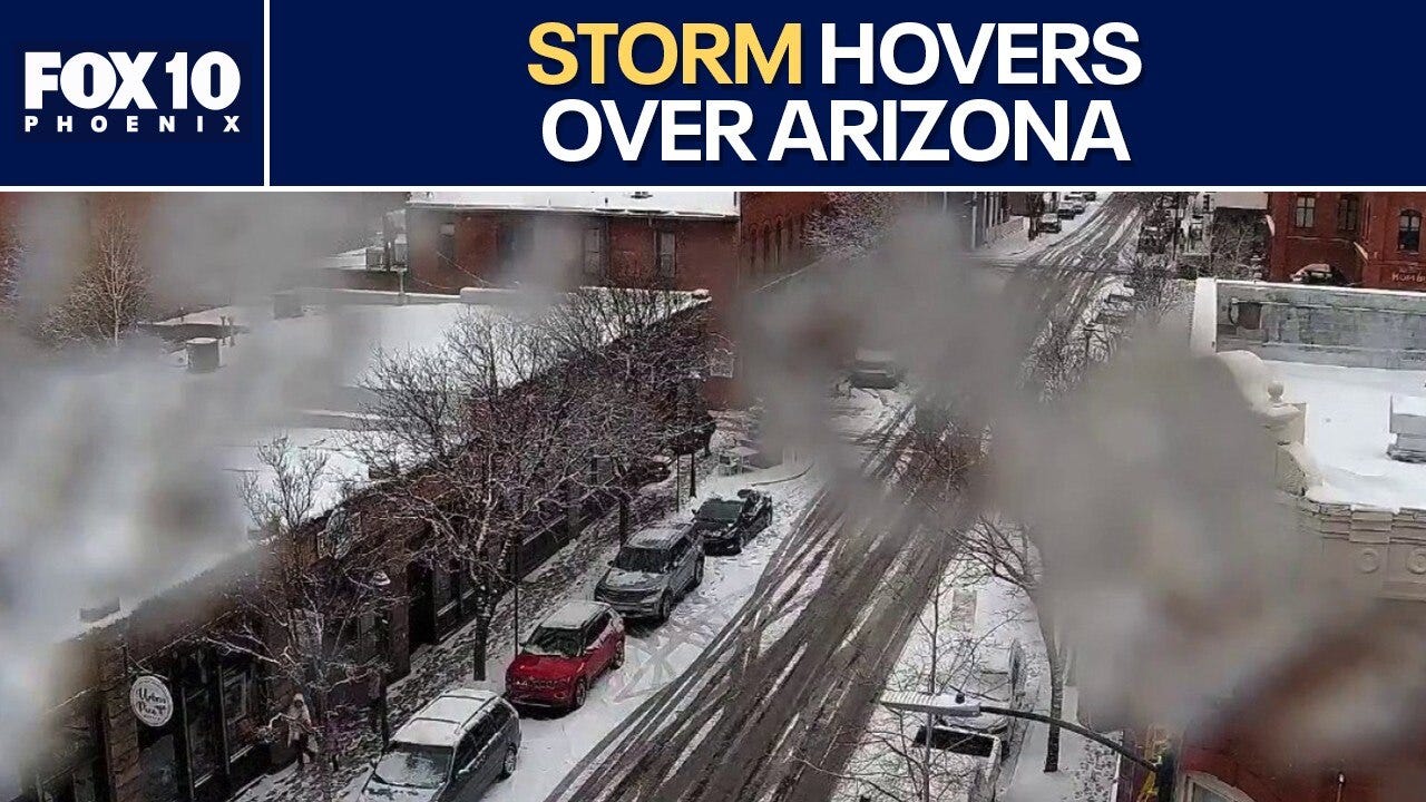 Winter storm in Arizona brings rain, snow, high winds