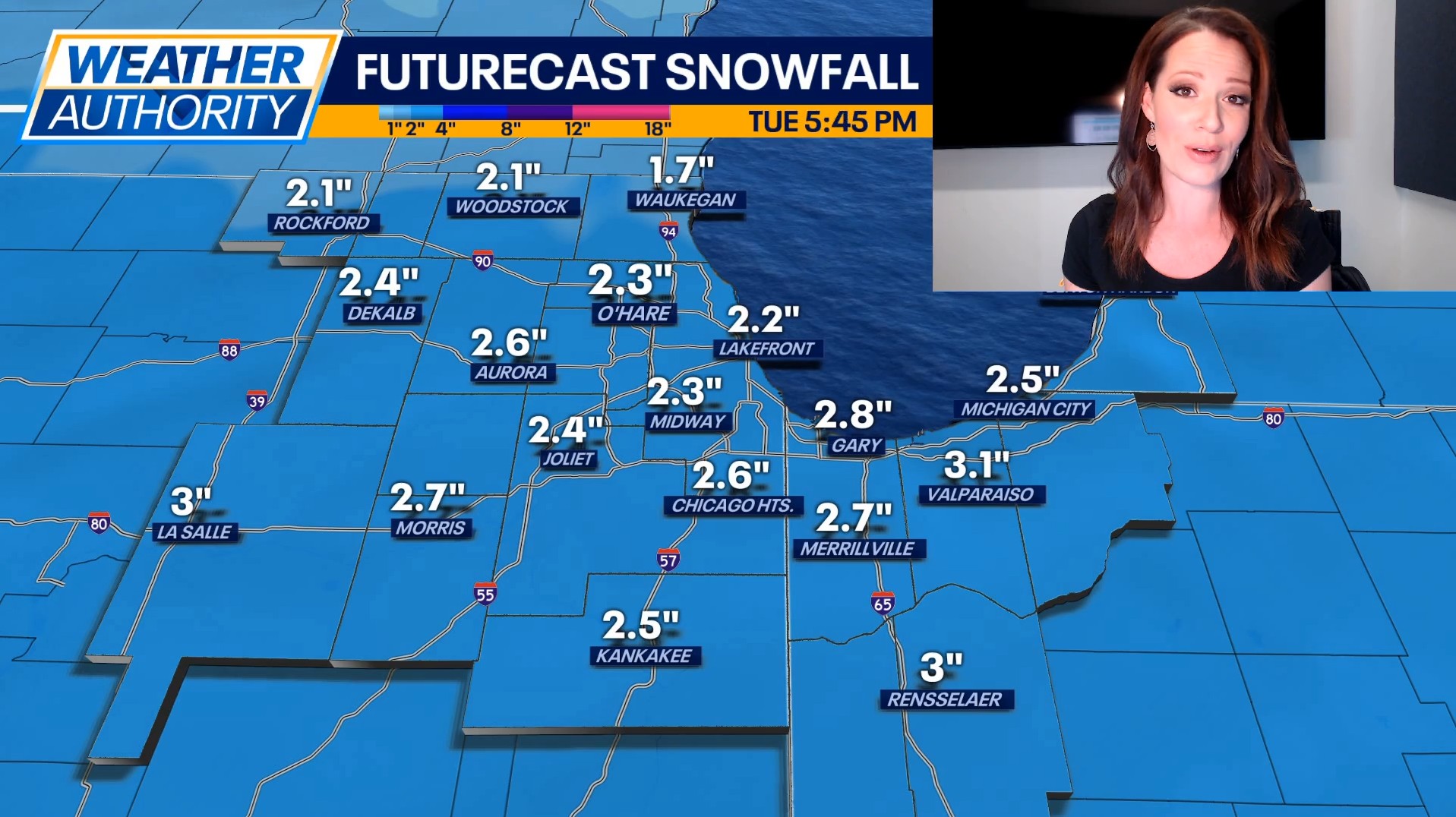 Chicago weather: Another round of accumulating snow arrives Monday