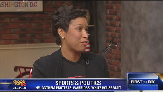 Mayor Bowser on NFL players protesting during national anthem