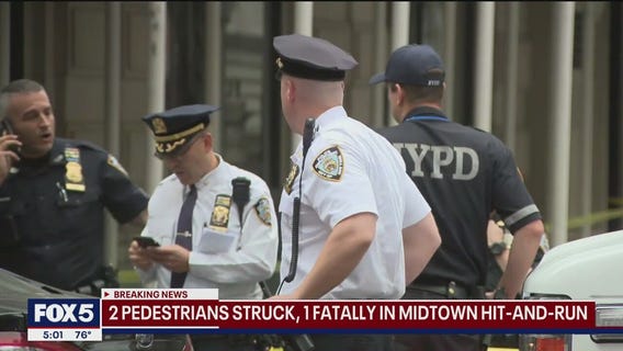 Driver questioned after deadly Midtown hit-and-run near NY Public Library