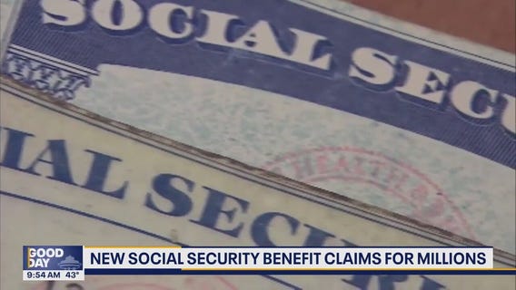 New US social security benefit claims for millions