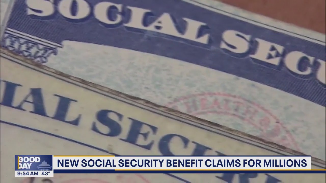 New US social security benefit claims for millions