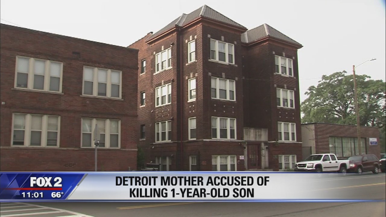 Mother arrested in fatal stabbing of 1-year-old in Detroit