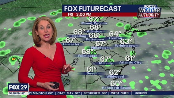 Weather Authority: 10 p.m. Thursday forecast