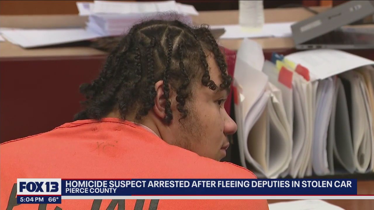 Puyallup homicide suspect arrested after police chase