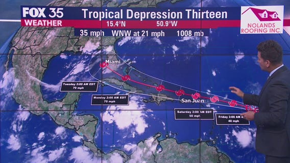 Florida in projected path of system that is likely to become Tropical Storm Laura