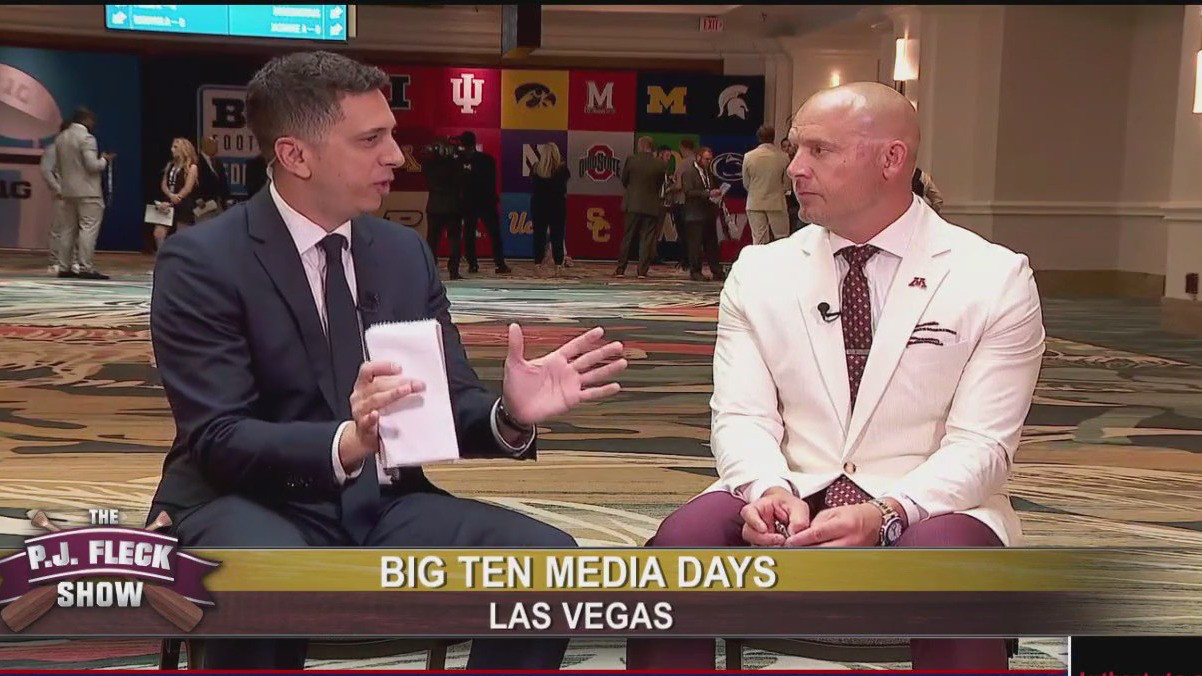 PJ Fleck Show: Big Ten Media Days in Las Vegas