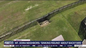Homeowners see new sinkholes weeks after historic flooding