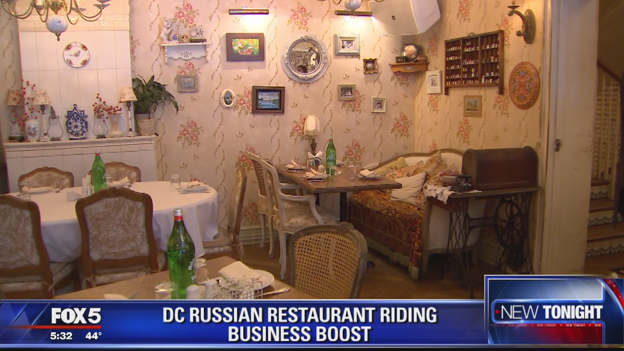 DC Russian restaurant says business has gone up despite Mueller investigation, tense relations