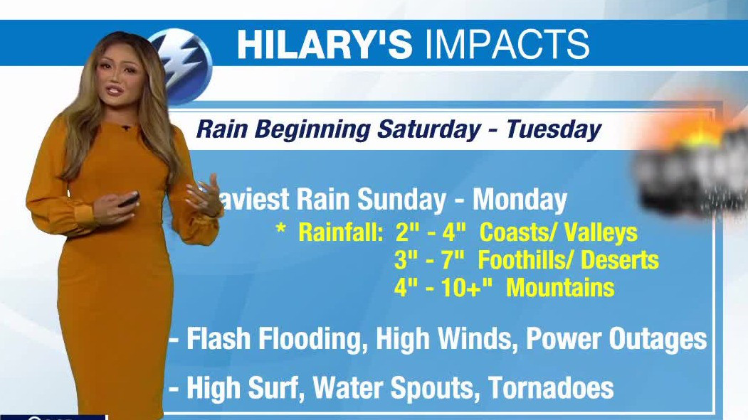 More on Hurricane Hilary's impact
