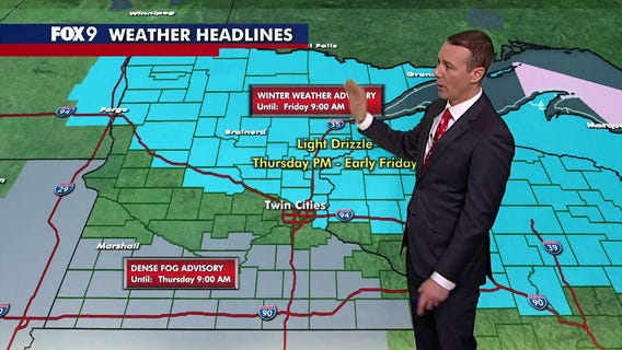 MN weather: Warm Christmas, potential for slick roads
