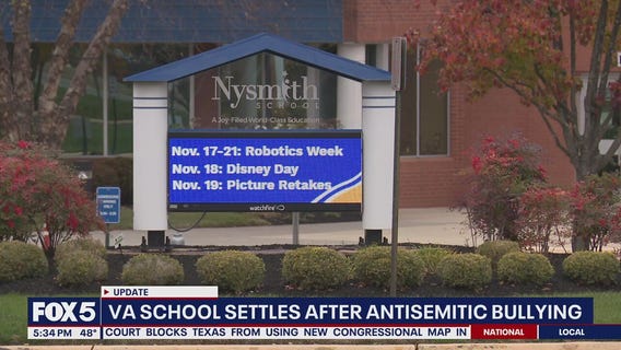 Virginia school settles after children expelled following antisemitic harassment claim