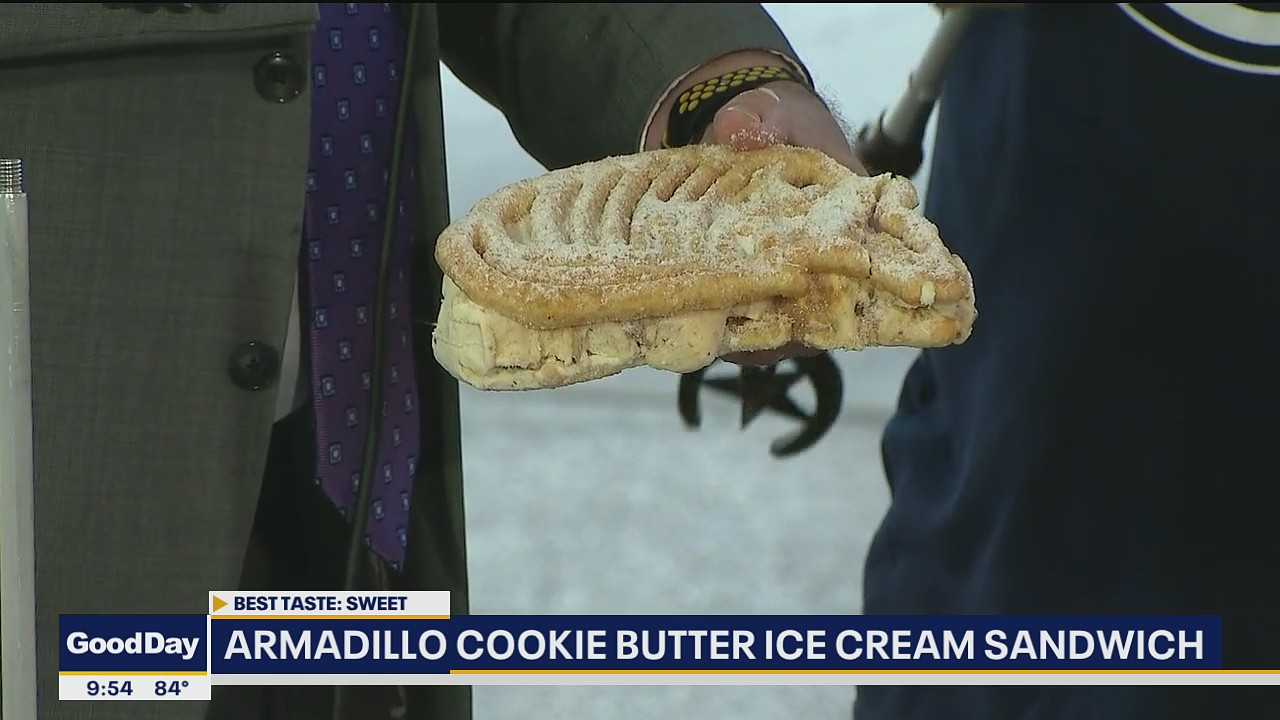 Armadillo cookie butter ice cream sandwich wins best tasting sweet treat at State Fair of Texas