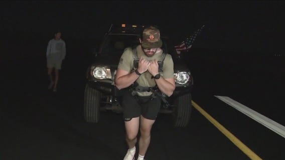 AZ veteran raises awareness by pulling truck for 31 miles