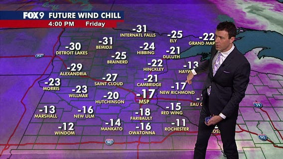 MN weather: Tumbling temps Friday afternoon