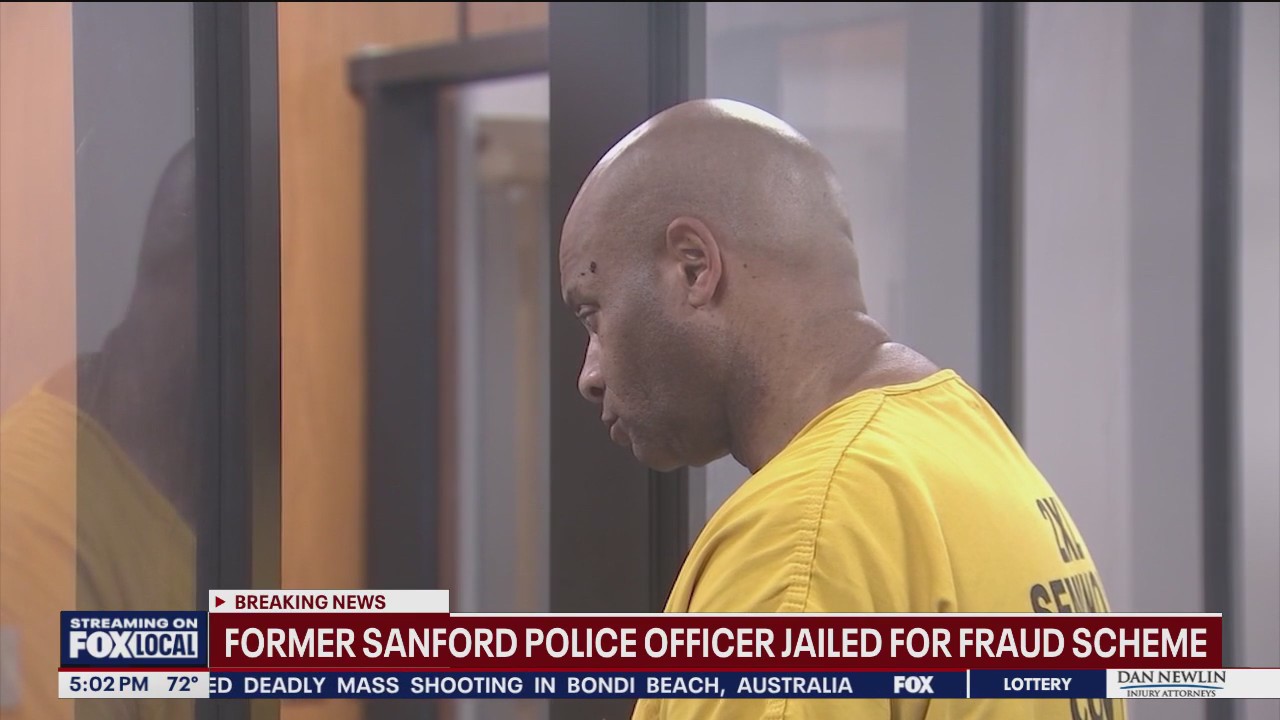 Former Sanford police officer jailed for alleged fraud scheme