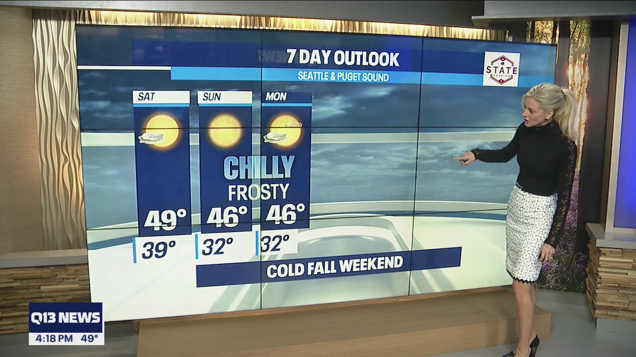 Cold weekend ahead for Pacific Northwest