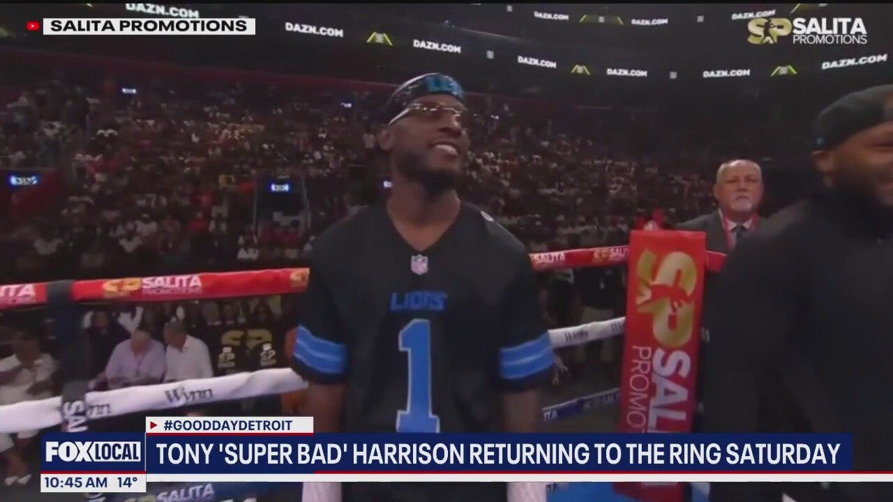 Tony "Super Bad" Harrison gearing up for fight at the Fox Theatre