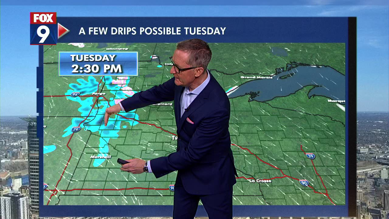 MN weather: Some need rain possible on Tuesday | FOX 9 Minneapolis-St. Paul