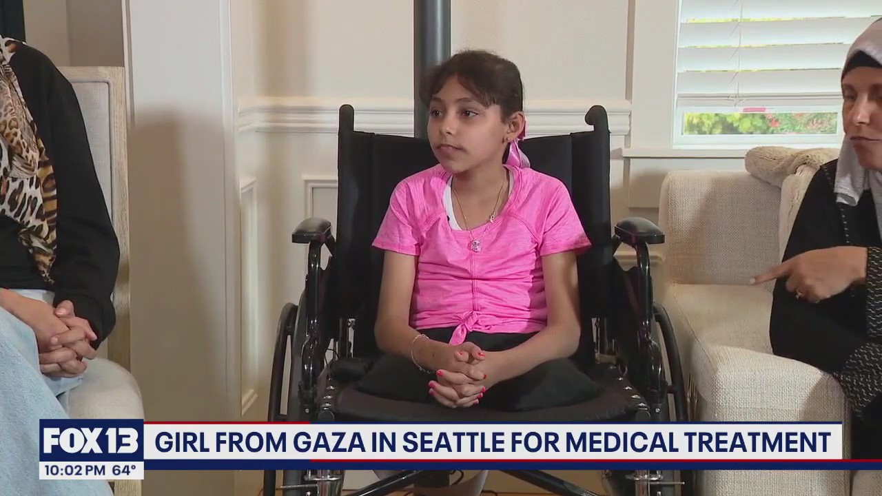 Girl from Gaza in Seattle for medical treatment