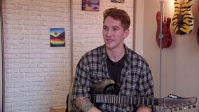 Guitarist gets chance to shred at Vikings game