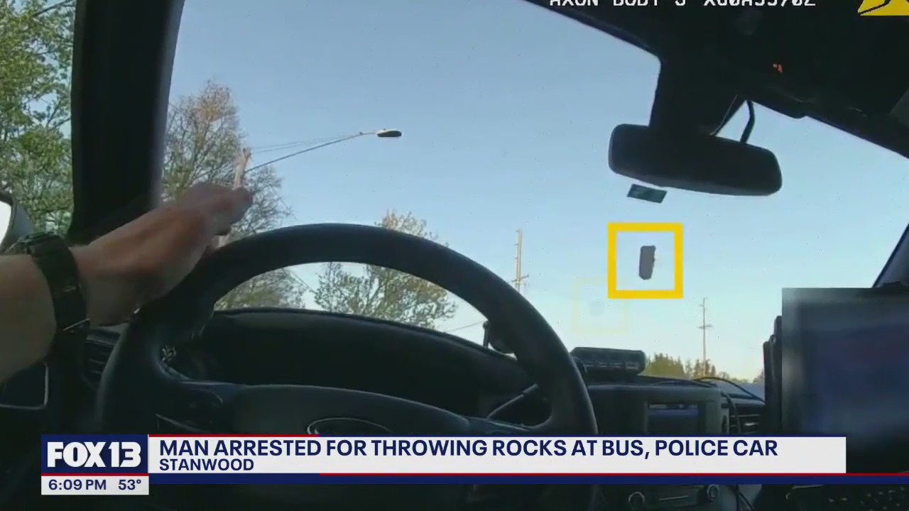 Alleged Stanwood rock thrower arrested