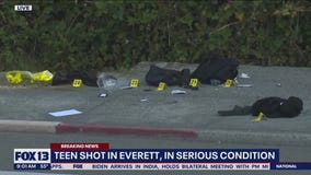 Teen shot in Everett, in serious condition