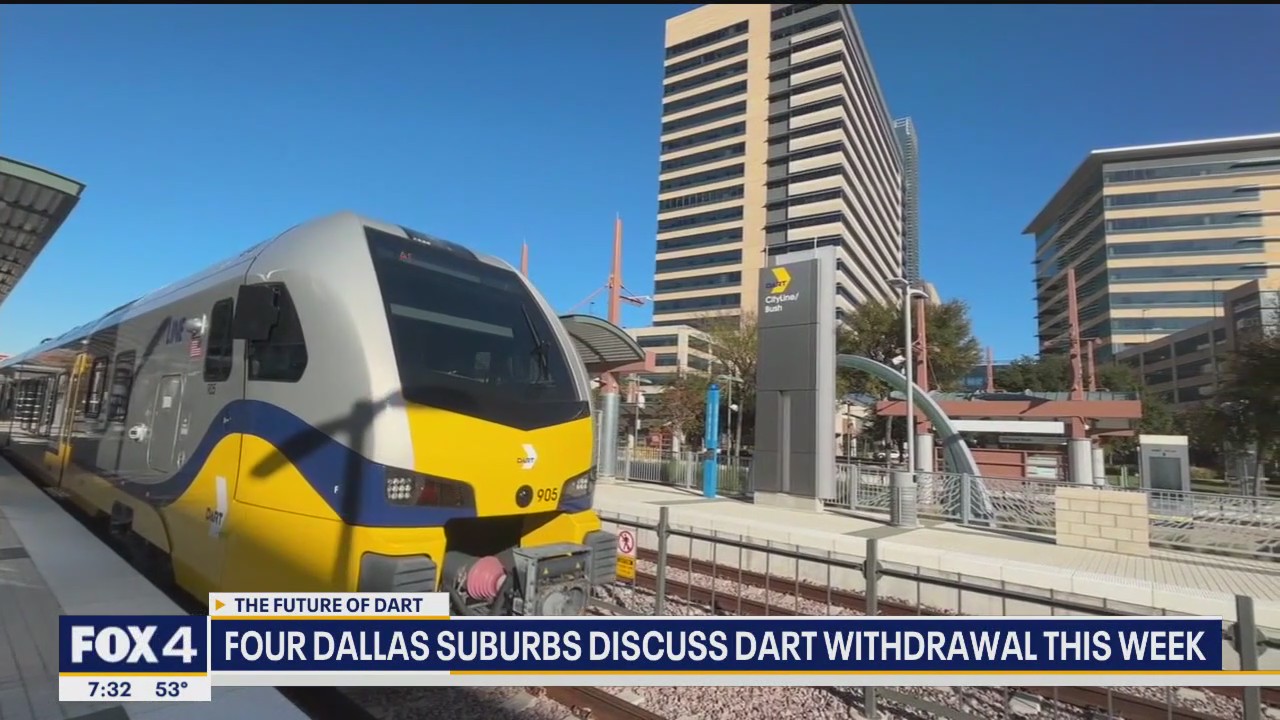 Dallas suburbs discuss DART withdrawal this week